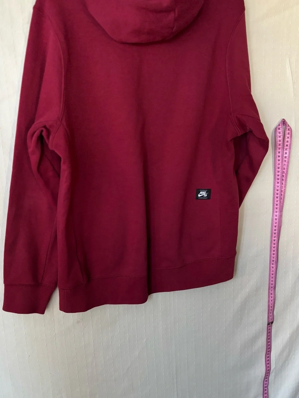 Nike Women's Maroon Scoop-Neck Pullover Hoodie